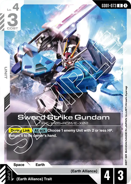 GD01-073 U Sword Strike Gundam