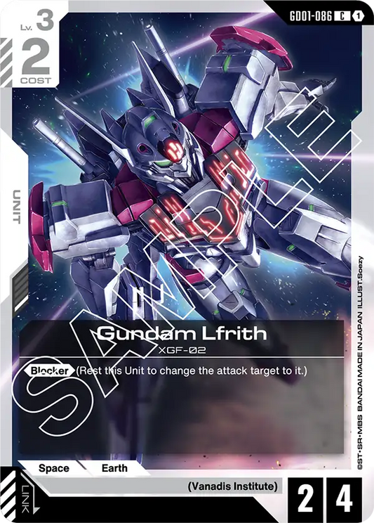 GD01-086 C Gundam Lfrith