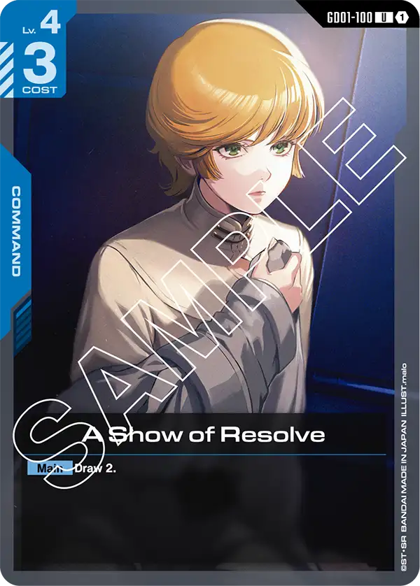 GD01-100 U A Show of Resolve