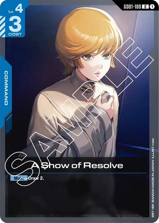 GD01-100 U A Show of Resolve