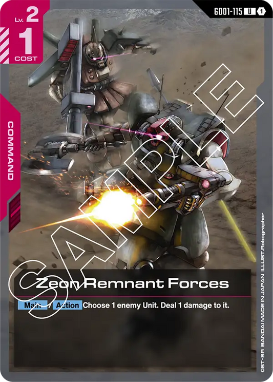 GD01-115 U Zeon Remnant Forces