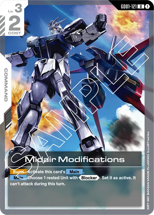 GD01-121 U Midair Modifications