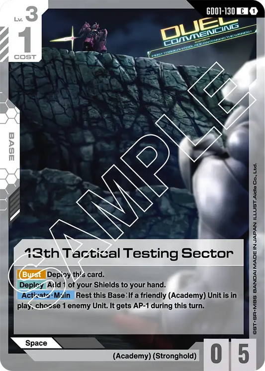 GD01-130 C 13th Tactical Testing Sector