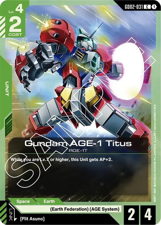 GD02-031 C Gundam AGE-1 Titus
