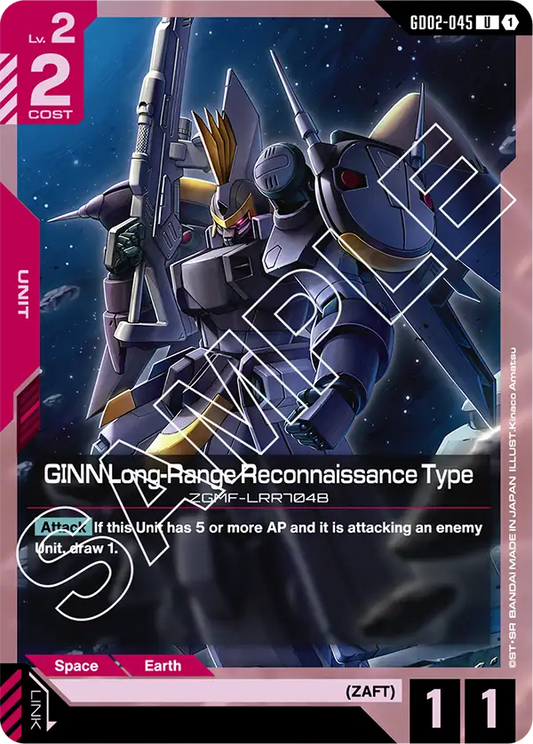 GD02-045 U GINN Long-Range Reconnaissance Type