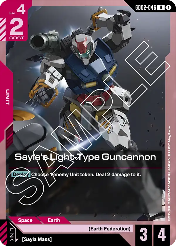 GD02-046 U Sayla's Light-Type Guncannon