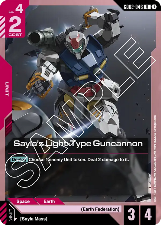 GD02-046 U Sayla's Light-Type Guncannon