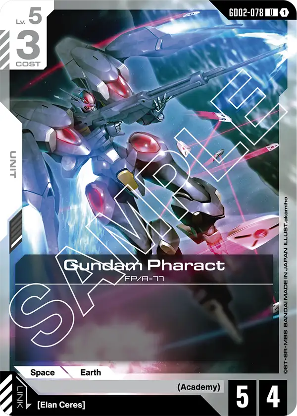 GD02-078 U Gundam Pharact