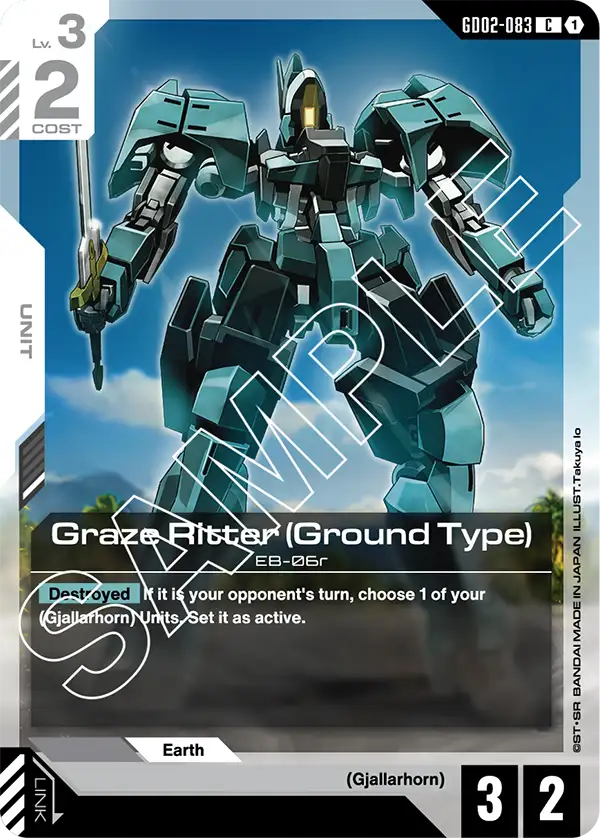GD02-083 C Graze Ritter (Ground Type)