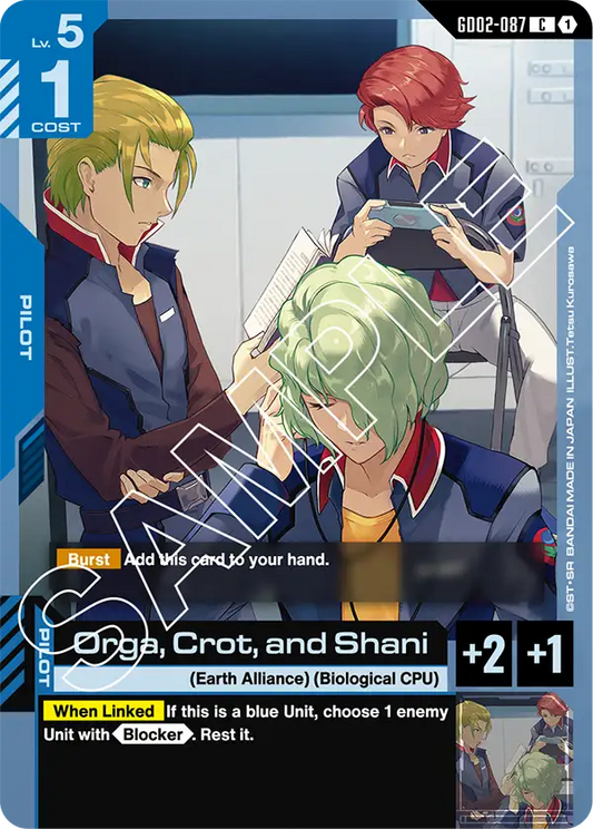 GD02-087 C Orga, Crot, and Shani