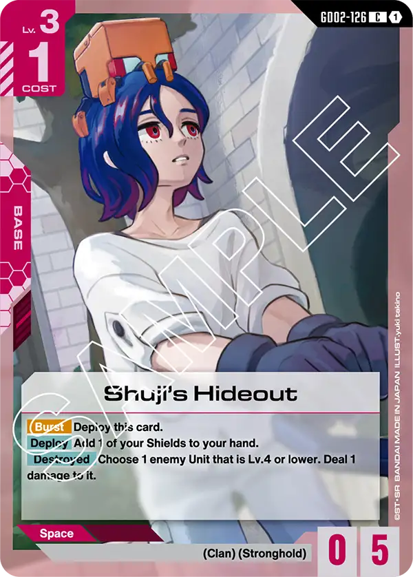 GD02-126 C Shuji's Hideout