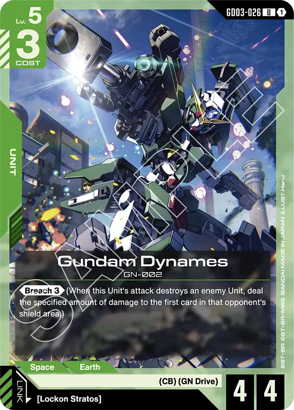 GD03-026 U Gundam Dynames