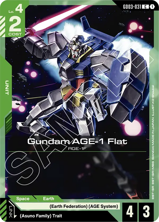 GD03-031 C Gundam AGE-1 Flat