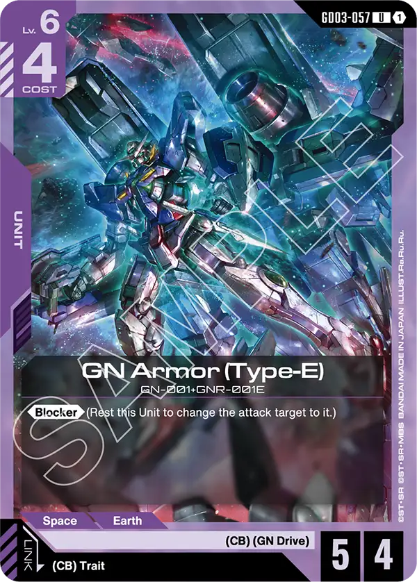 GD03-057 U GN Armor (Type-E)