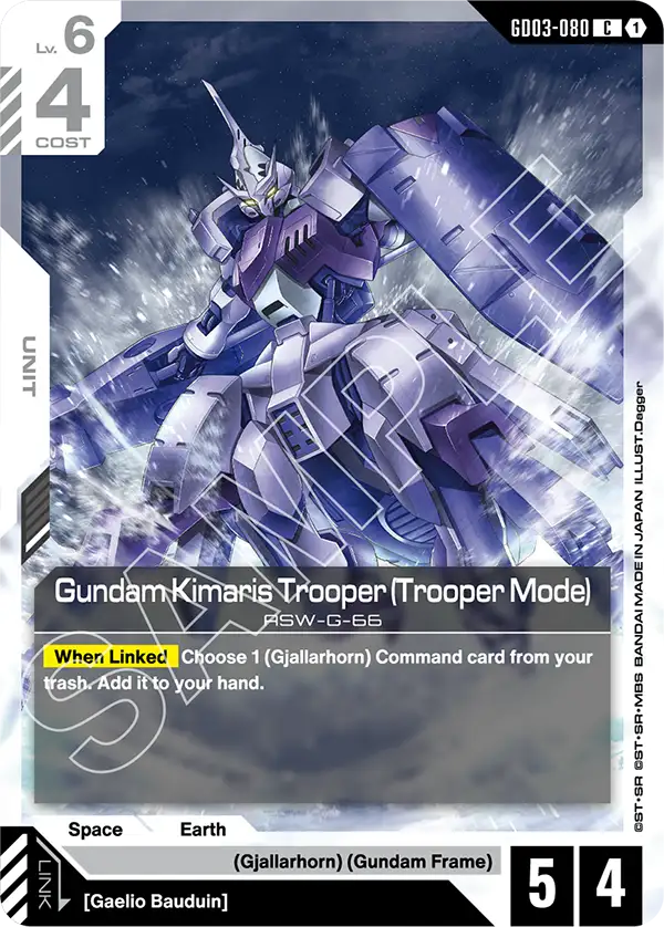 GD03-080 C Gundam Kimaris Trooper (Trooper Mode)