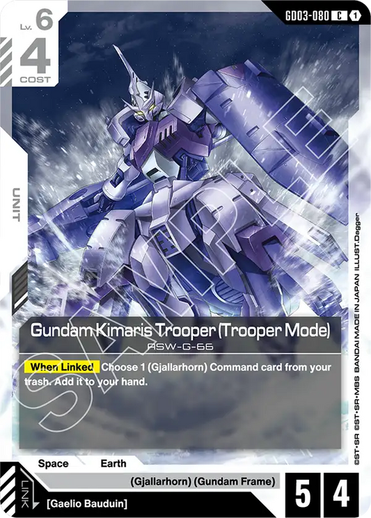 GD03-080 C Gundam Kimaris Trooper (Trooper Mode)