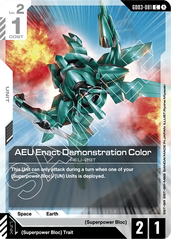 GD03-081 C AEU Enact Demonstration Color