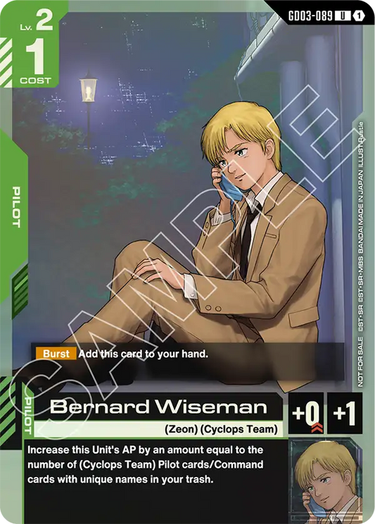 GD03-089 U 1 Bernard Wiseman Promo