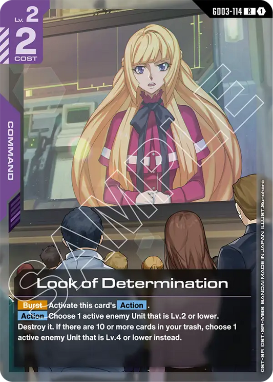 GD03-114 R Look of Determination