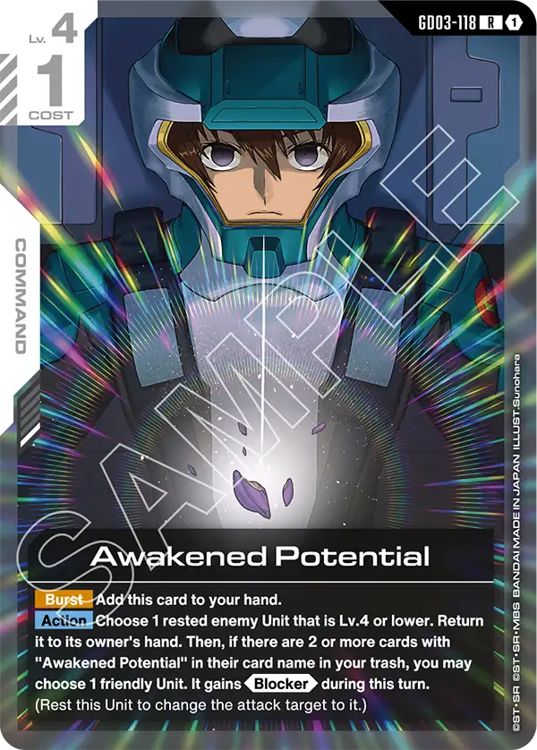 GD03-118 R 1 Awakened Potential