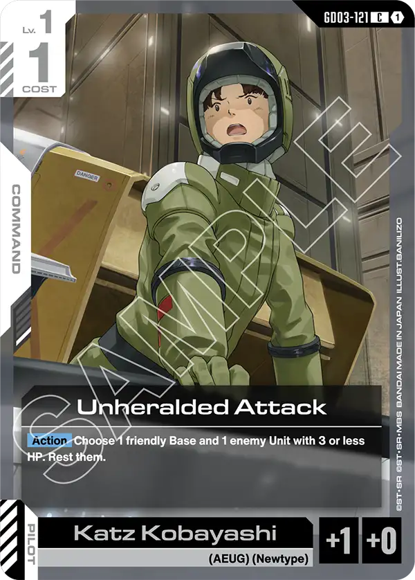 GD03-121 C Unheralded Attack