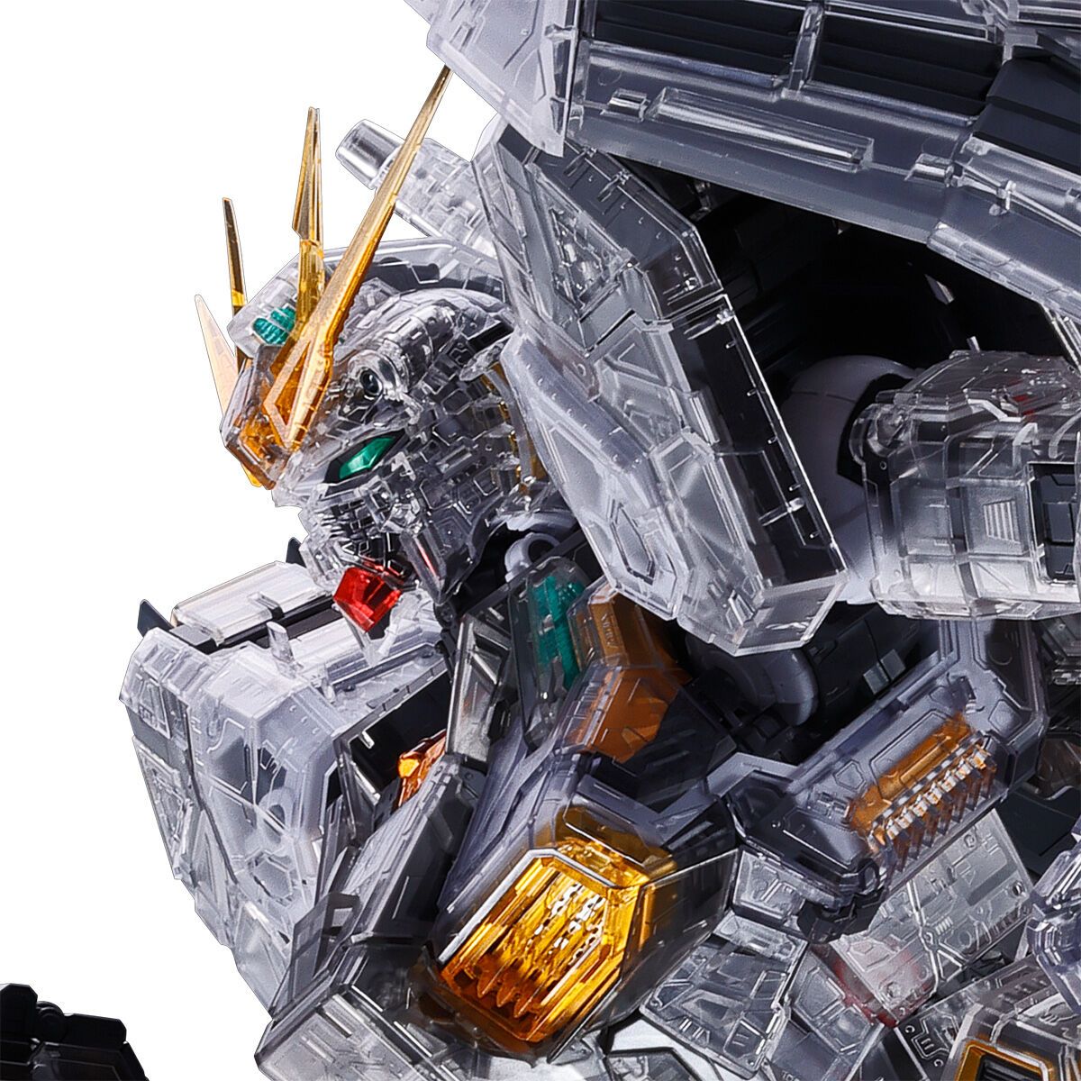 FIN FUNNEL & CLEAR COLOR BODY FOR PG UNLEASHED 1/60 ν Nu GUNDAM
