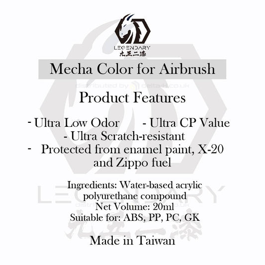 LEGENDARY WATER BASED PAINT MECHA COLOR FOR AIRBRUSH