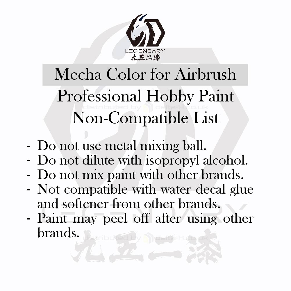 LEGENDARY WATER BASED PAINT MECHA COLOR FOR AIRBRUSH