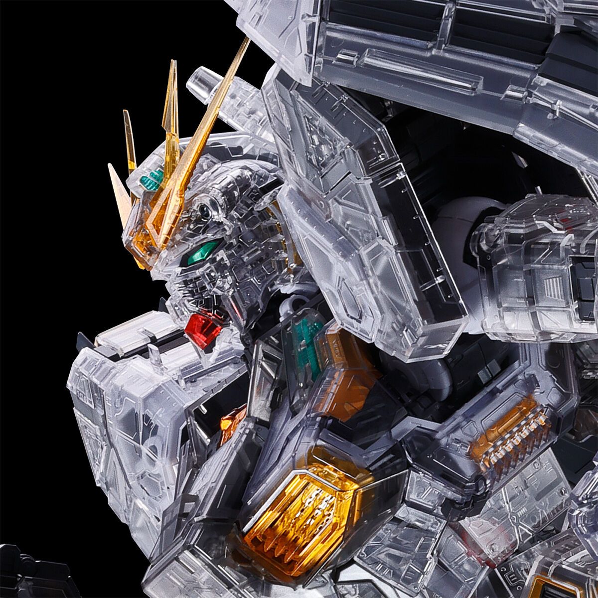 FIN FUNNEL & CLEAR COLOR BODY FOR PG UNLEASHED 1/60 ν Nu GUNDAM