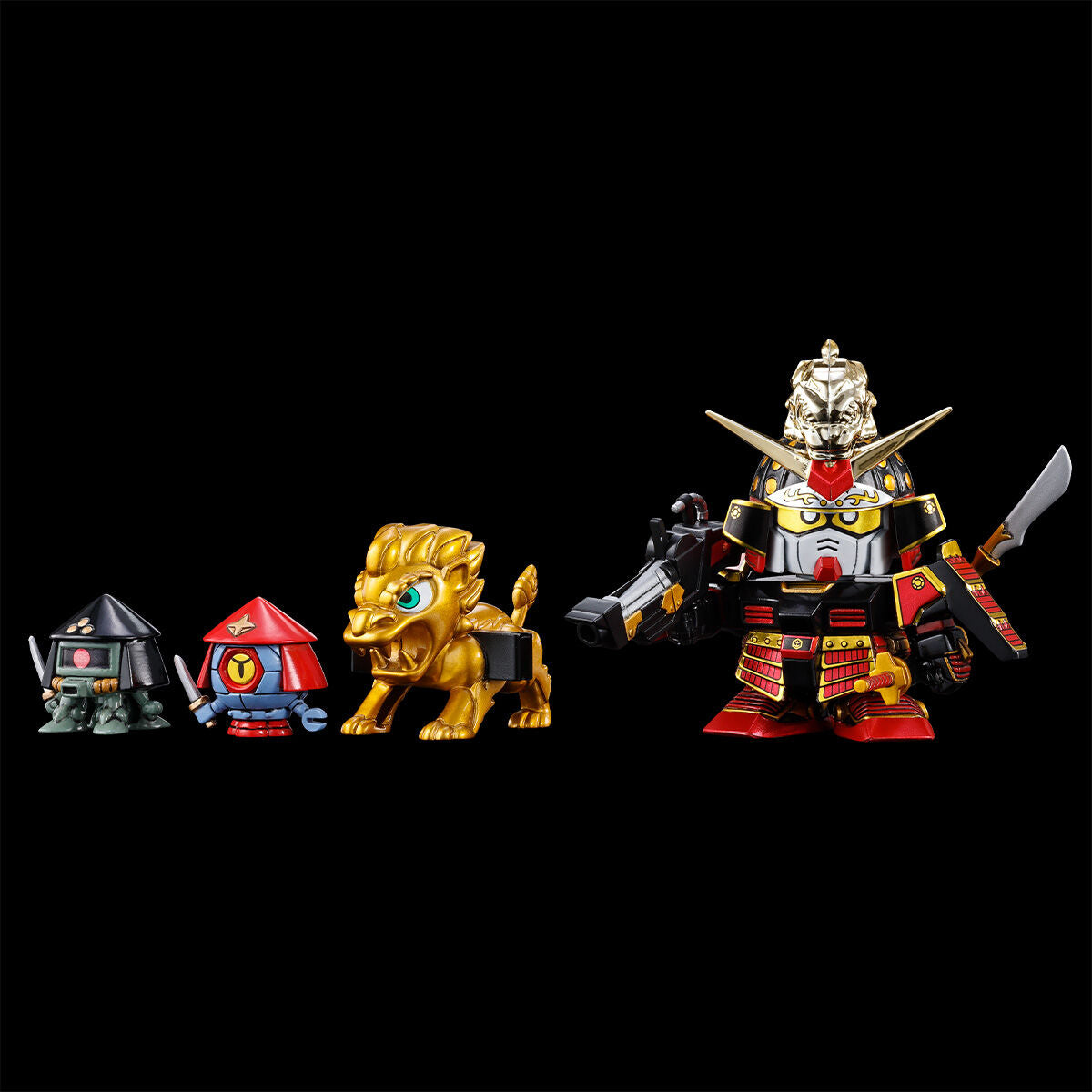 SD GUNDAM BB SENSHI THE MUSHA SHICHININSHU SET