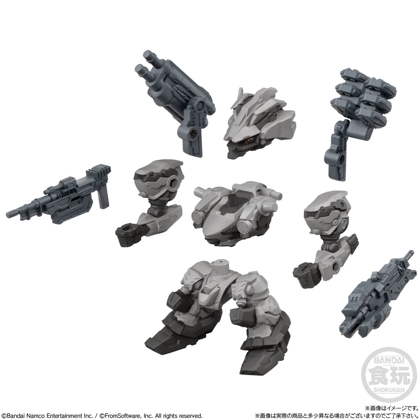ARMORED CORE VI FIRES OF RUBICON ASSEMBLE COLLECTION VOL.01 DEFAULT COLOUR SET W/O GUM