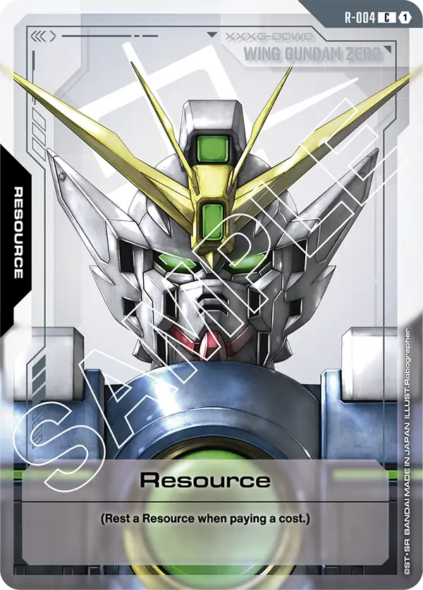 R-004 C RESOURCE Gundam Wing