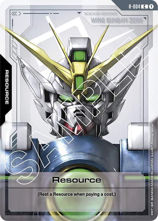 R-004 C RESOURCE Gundam Wing