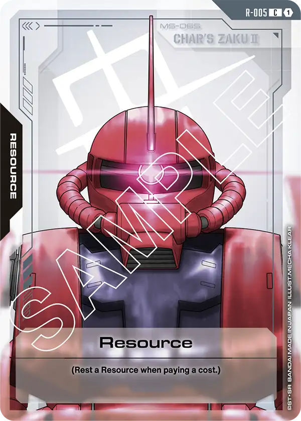R-005 C RESOURCE Char's Zaku II