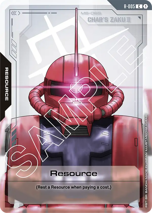 R-005 C RESOURCE Char's Zaku II