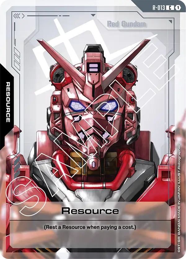 R-013 C RESOURCE Red Gundam