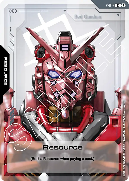 R-013 C RESOURCE Red Gundam