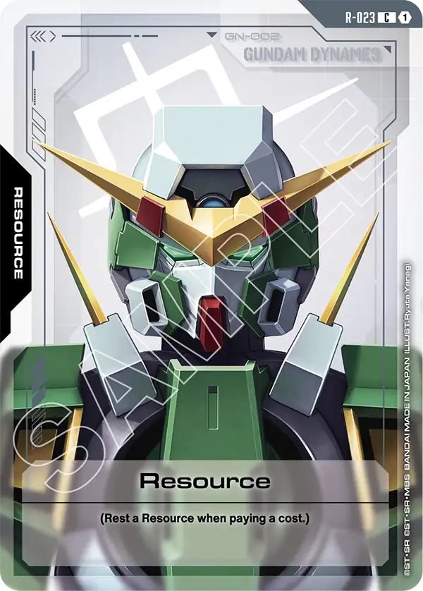 R-023 C RESOURCE GUNDAM DYNAMES