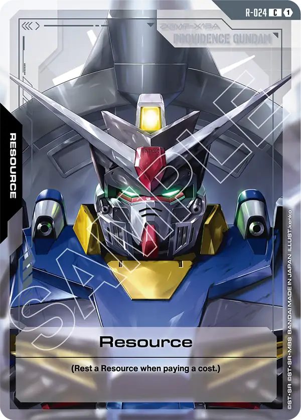 R-024 C RESOURCE PROVIDENCE GUNDAM