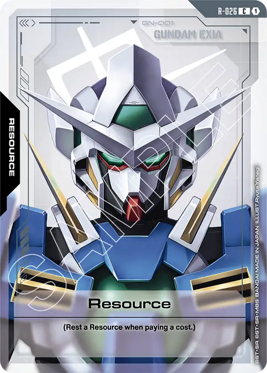 R-026 C RESOURCE GUNDAM EXIA