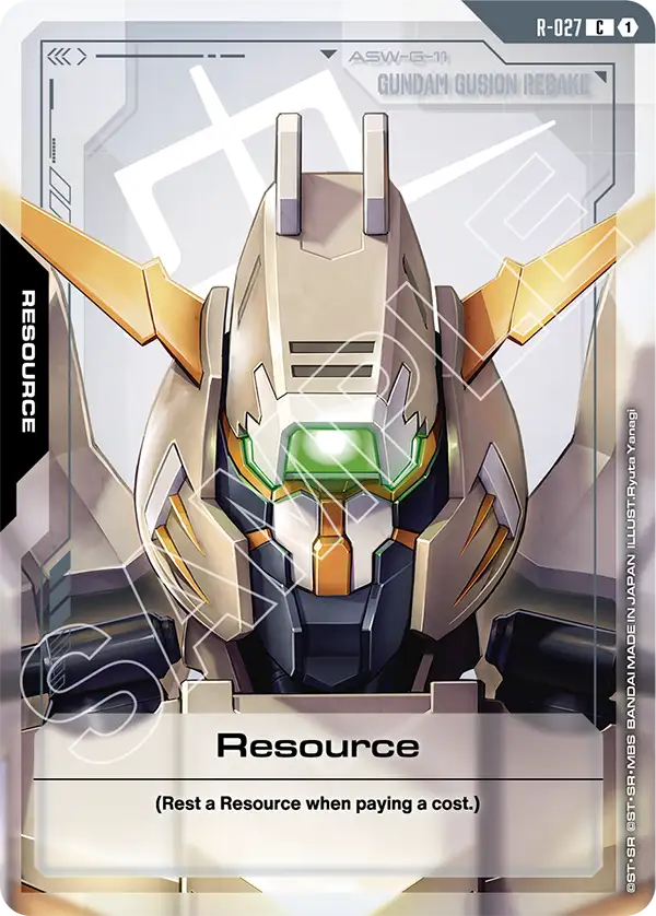 R-027 C RESOURCE GUNDAM GUSION REBAKE