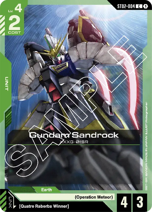 ST02-004 C Gundam Sandrock