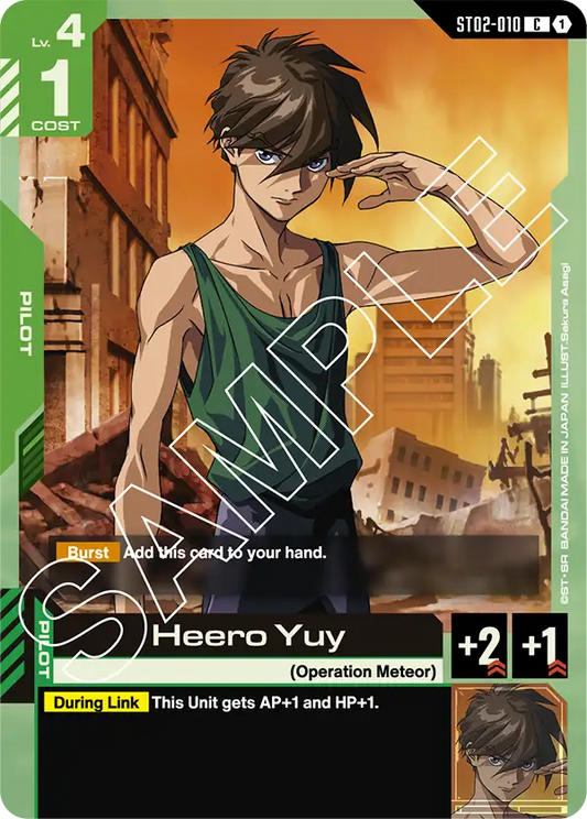 ST02-010 C Heero Yuy