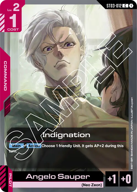 ST03-012 C Indignation Angelo Sauper