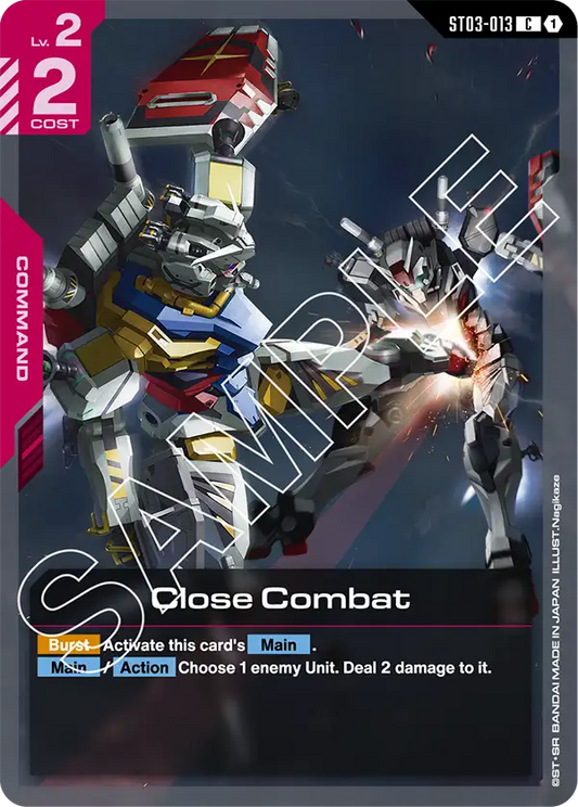ST03-013 C Close Combat GQ