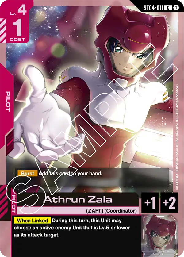 ST04-011 C Athrun Zala
