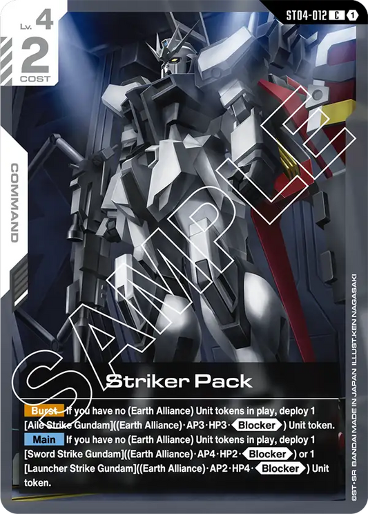 ST04-012 Striker Pack