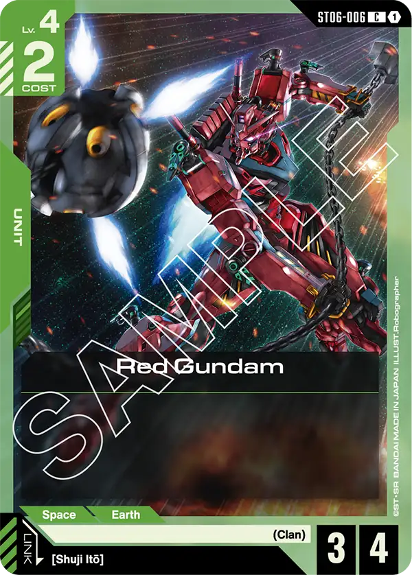 ST06-006 C Red Gundam