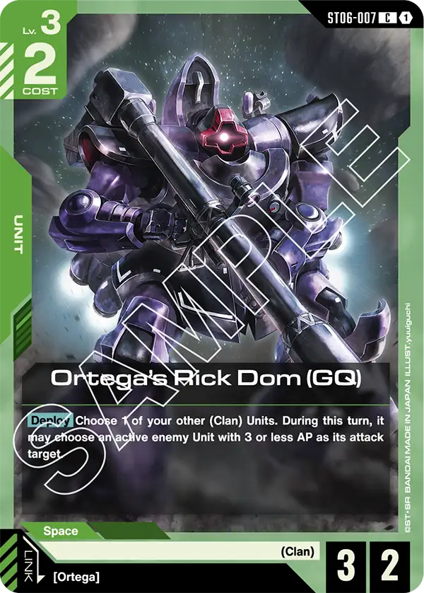ST06-007 C Ortega's Rick Dom (GQ)