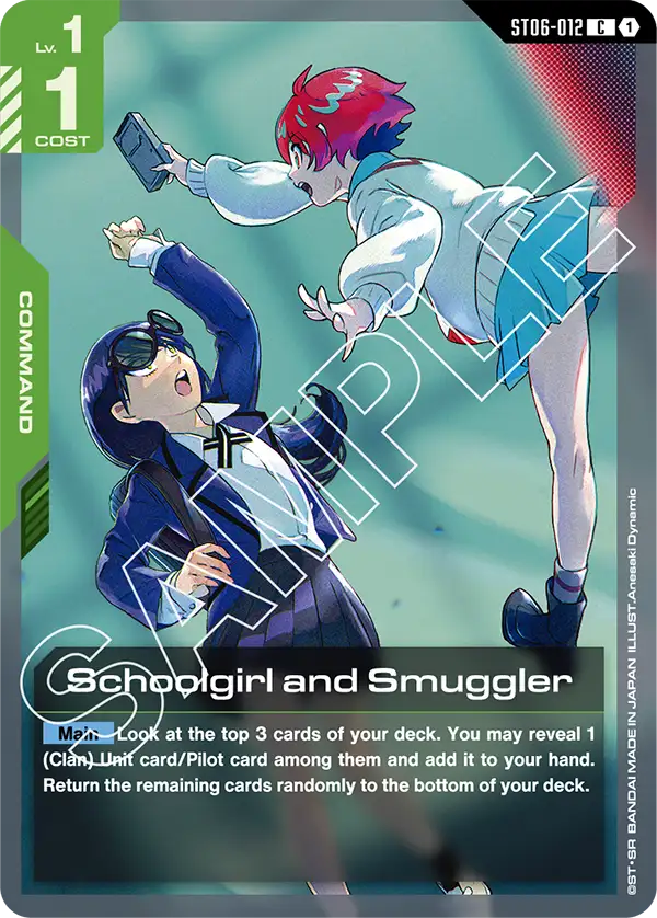 ST06-012 C Schoolgirl and Smuggler